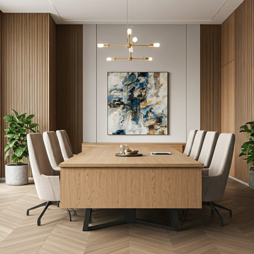 Salle de réunion moderne du Cabinet SHEFET